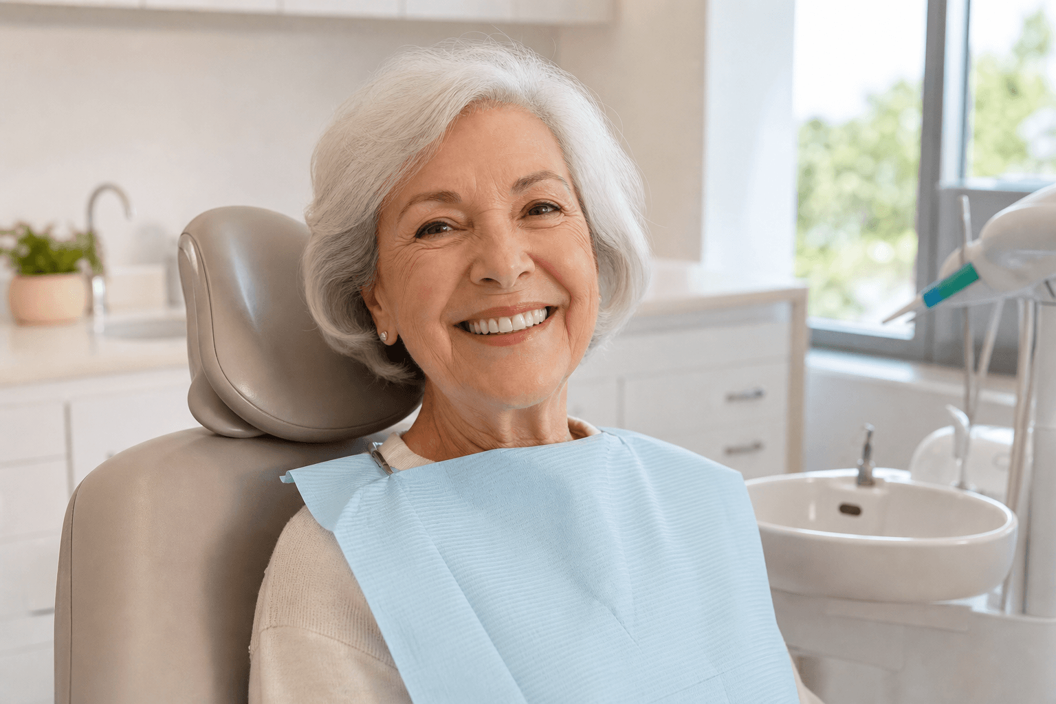 Tratamentos odontológicos para a terceira idade — tratamento odontológico na Base Odontologia